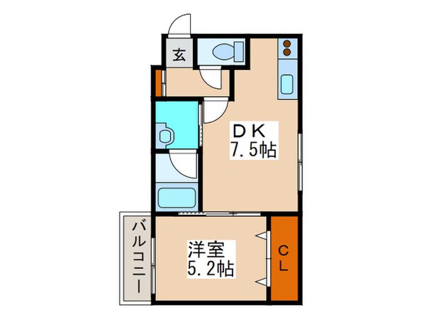 シャリテ元町の物件間取画像